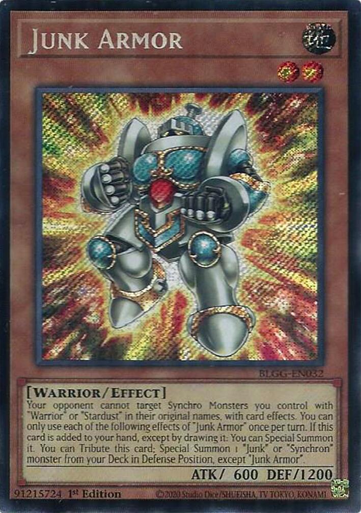 Junk Armor [BLGG-EN032] Secret Rare