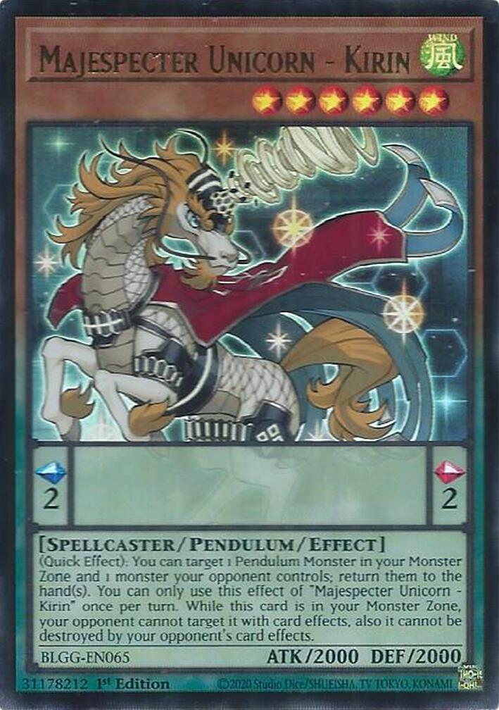 Majespecter Unicorn - Kirin [BLGG-EN065] Ultra Rare