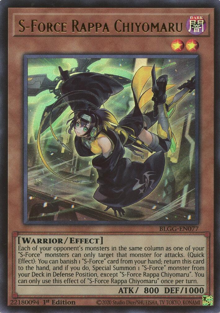 S-Force Rappa Chiyomaru [BLGG-EN077] Ultra Rare