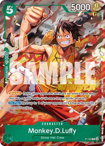 Monkey.D.Luffy (OP16 Release Event Winner) [One Piece Promotion Cards]