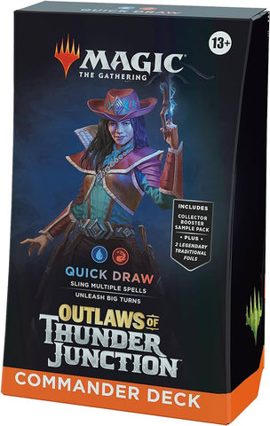 MTG Outlaws Of Thunder Junction Commander Deck - Quick Draw