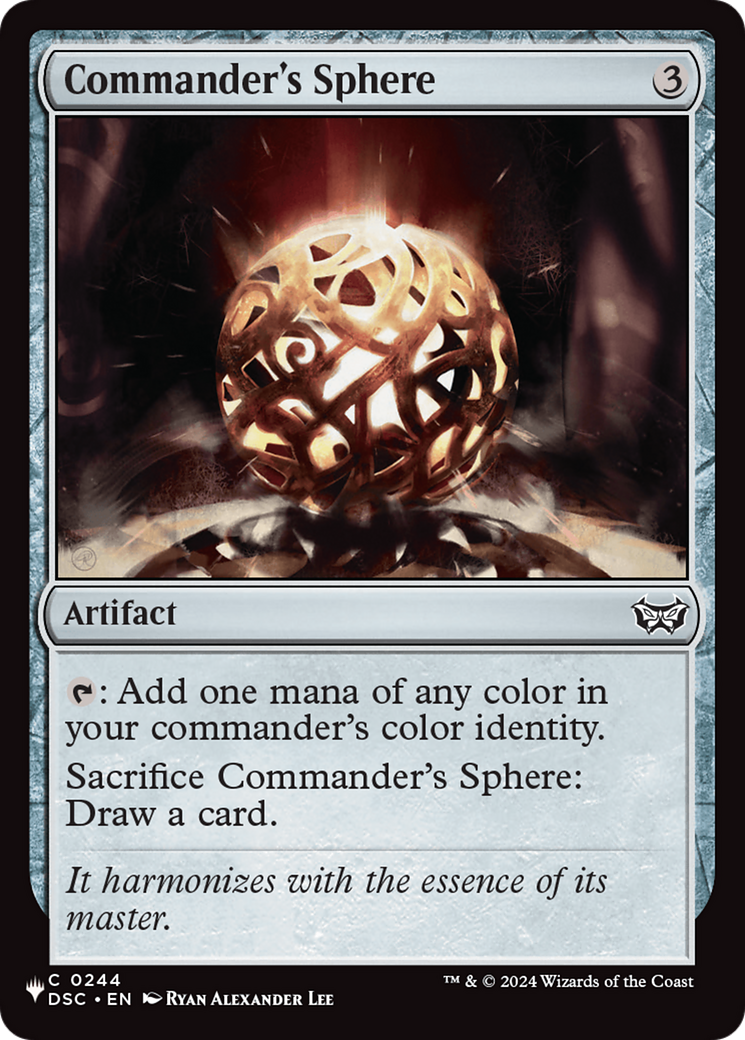 Commander's Sphere (BRC) [The List]