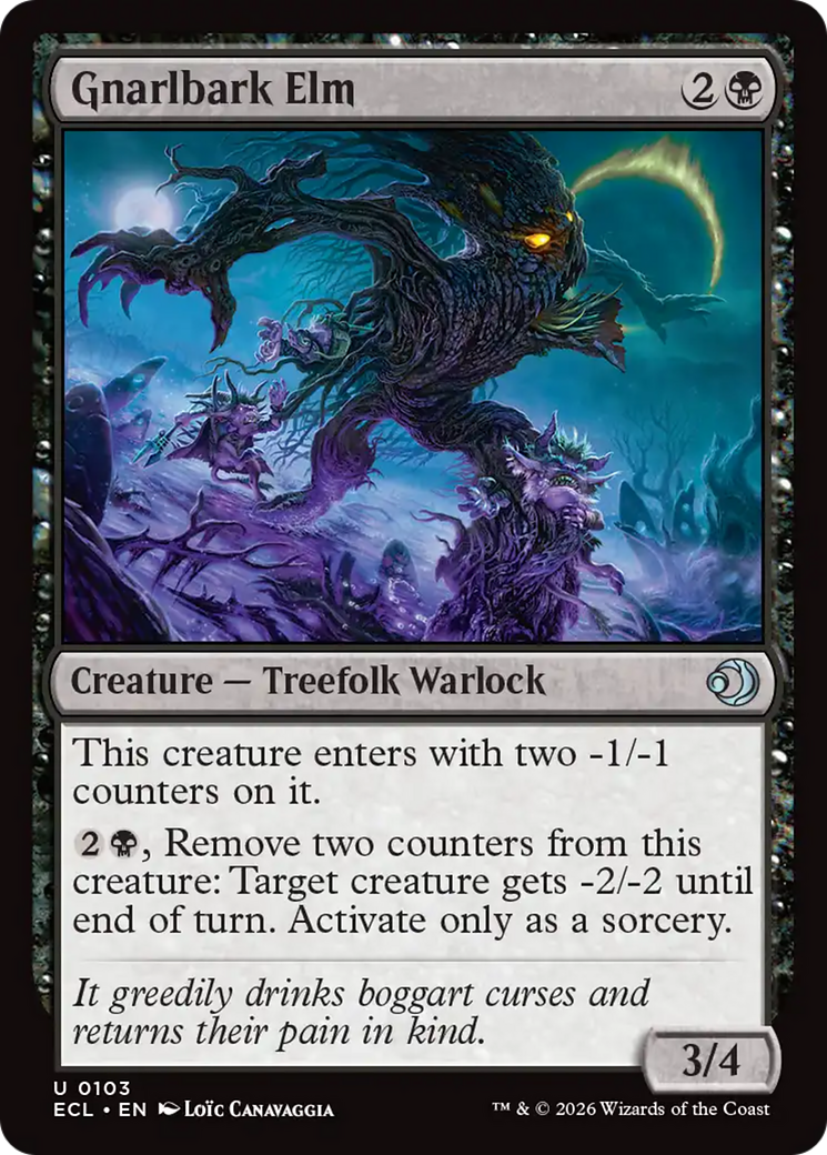 Gnarlbark Elm [Lorwyn Eclipsed]