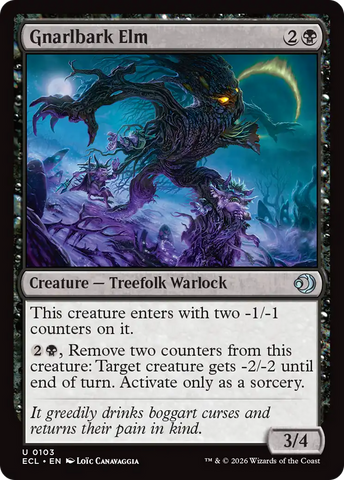Gnarlbark Elm [Lorwyn Eclipsed]