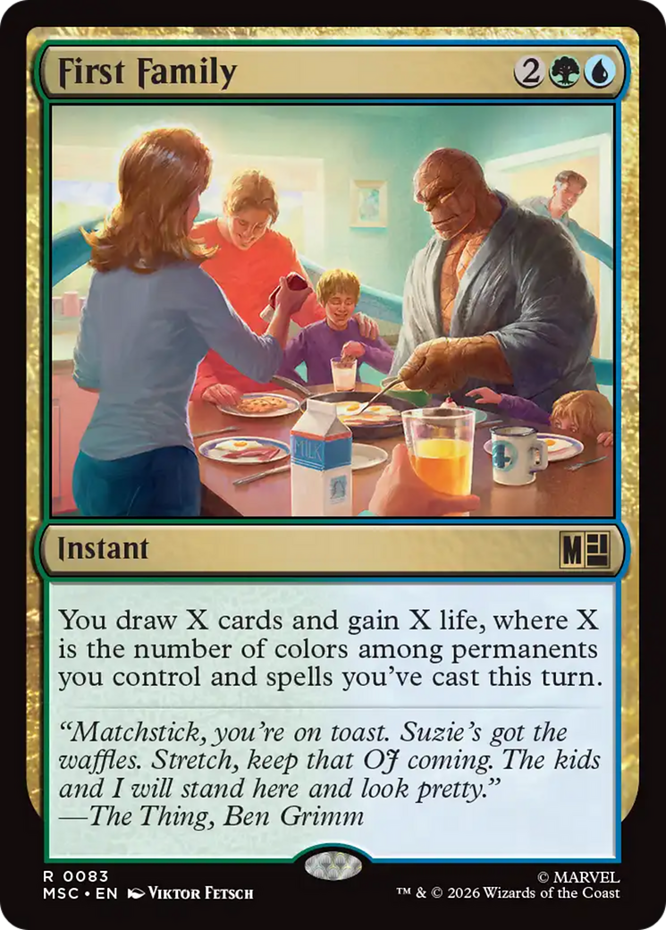 First Family (Surge Foil) [Marvel Super Heroes Commander]
