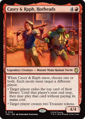 Casey & Raph, Hotheads [Teenage Mutant Ninja Turtles Commander]