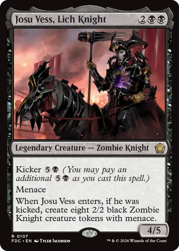 Josu Vess, Lich Knight [Foundations Commander]
