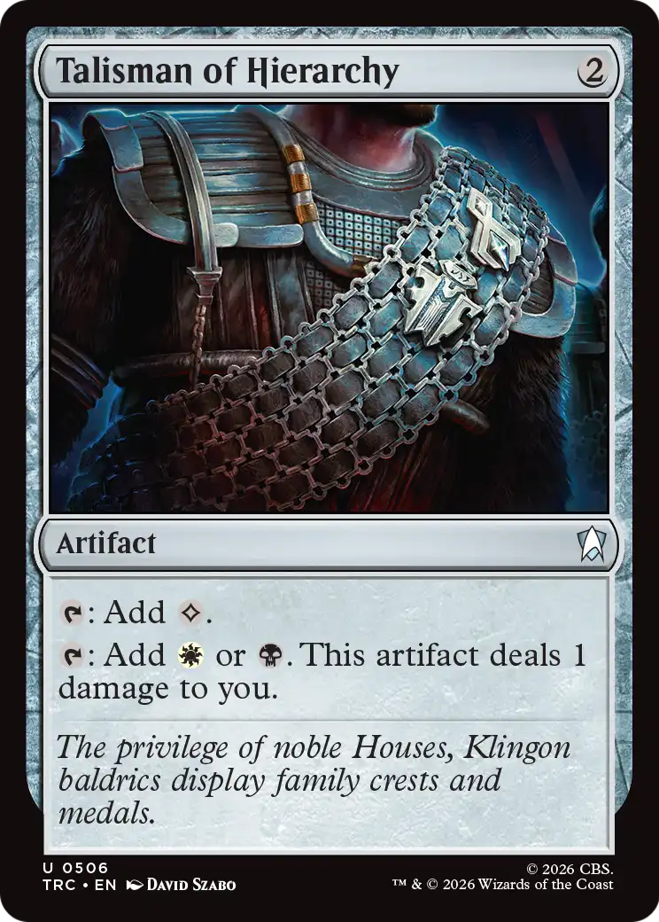 Talisman of Hierarchy [Star Trek Commander]