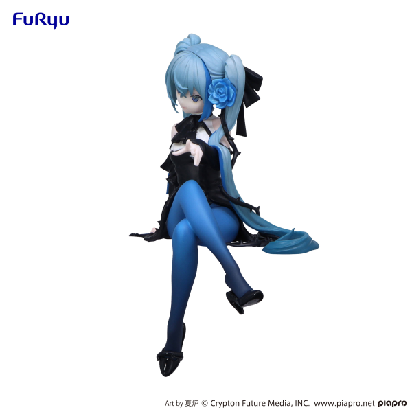 Hatsune Miku Blue Rose Noodle Stopper Figure