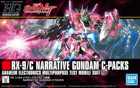 Gundam High Grade Universal Century 1/144 Kit #222 RX-9/C Narrative Gundam C-Packs