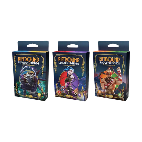 RIFTBOUND LEAGUE OF LEGENDS TCG STARTER DECK & BOOSTER BUNDLE (10/31/25)