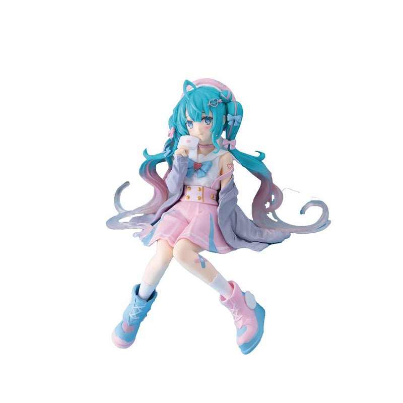 Hatsune Miku Love Sailor Grey Color Noodle Stopper Figure