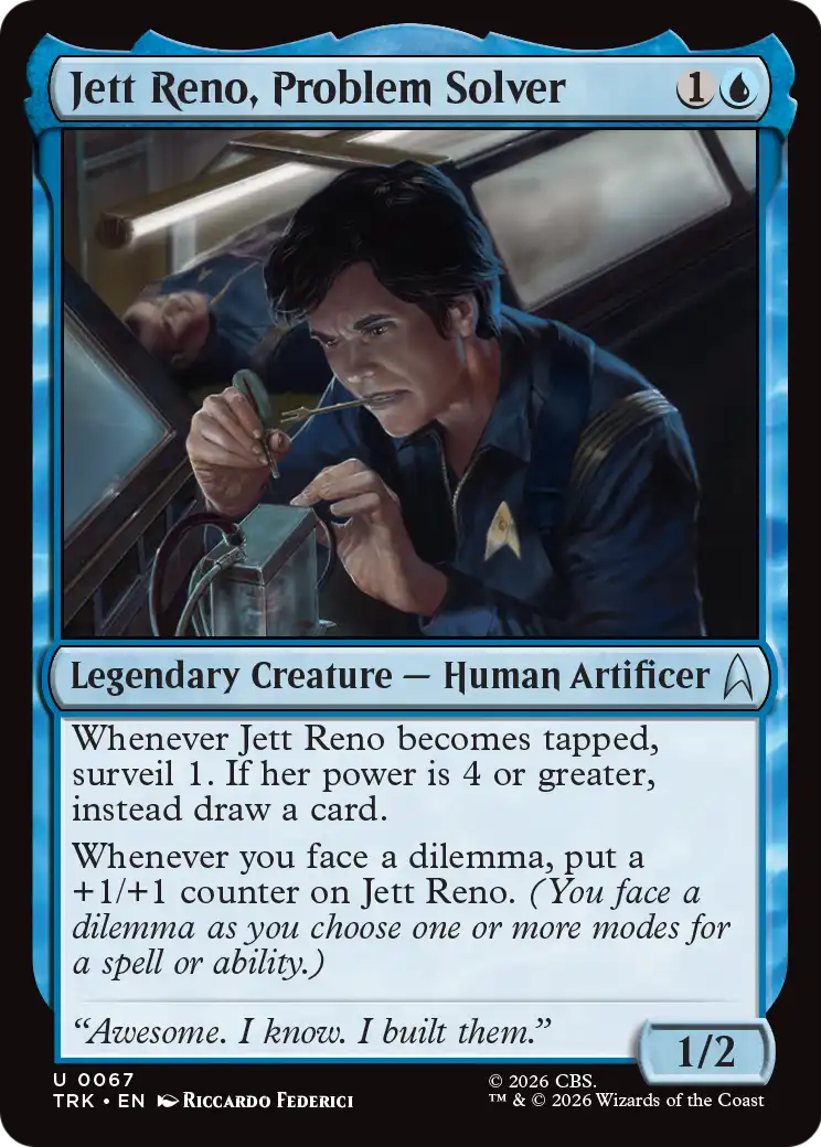 Jett Reno, Problem Solver [Star Trek]