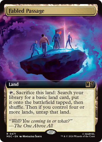 Fabled Passage (Extended Art) [Marvel Super Heroes Commander]