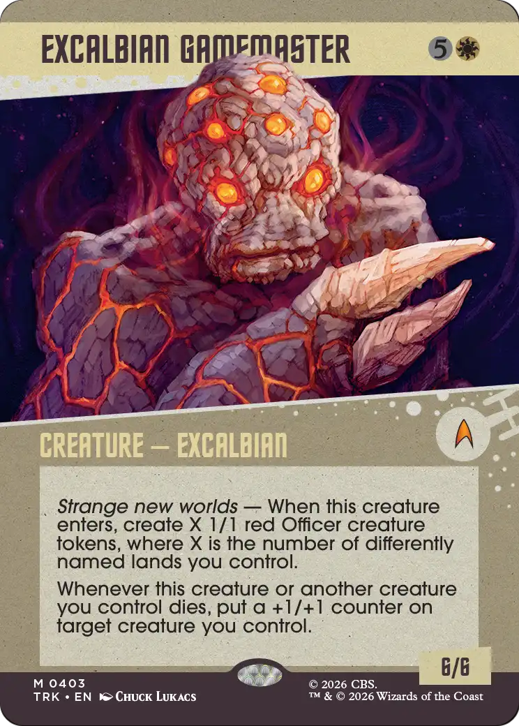 Excalbian Gamemaster (Showcase) [Star Trek]
