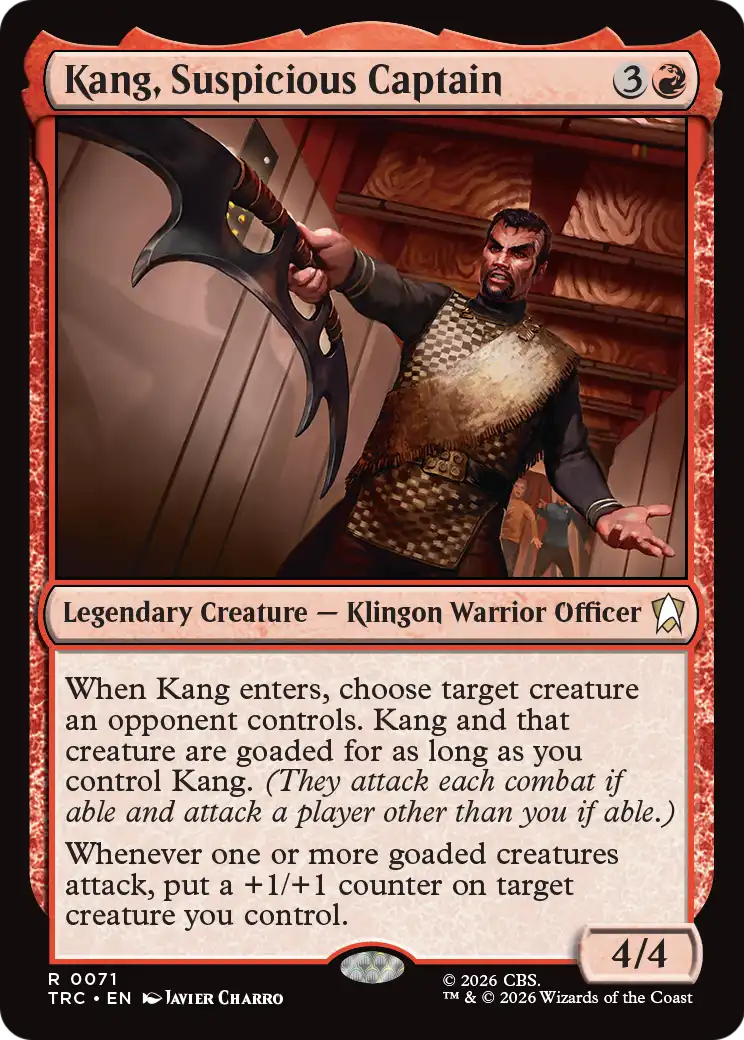 Kang, Suspicious Captain (Surge Foil) [Star Trek Commander]