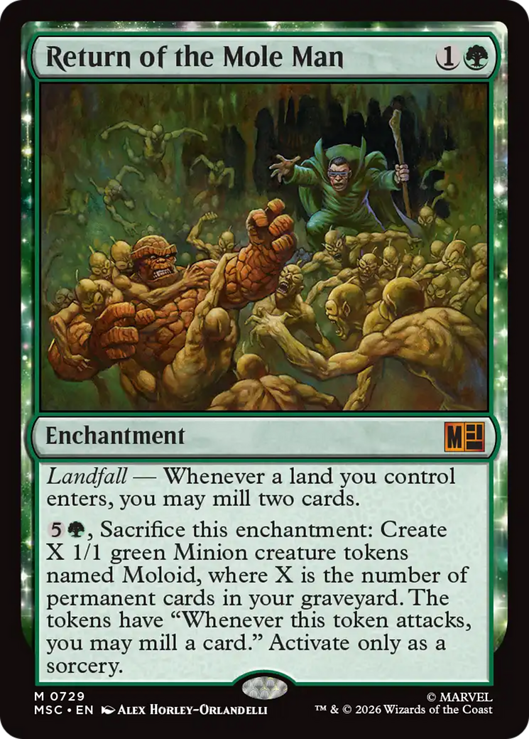 Return of the Mole Man [Marvel Super Heroes Commander]
