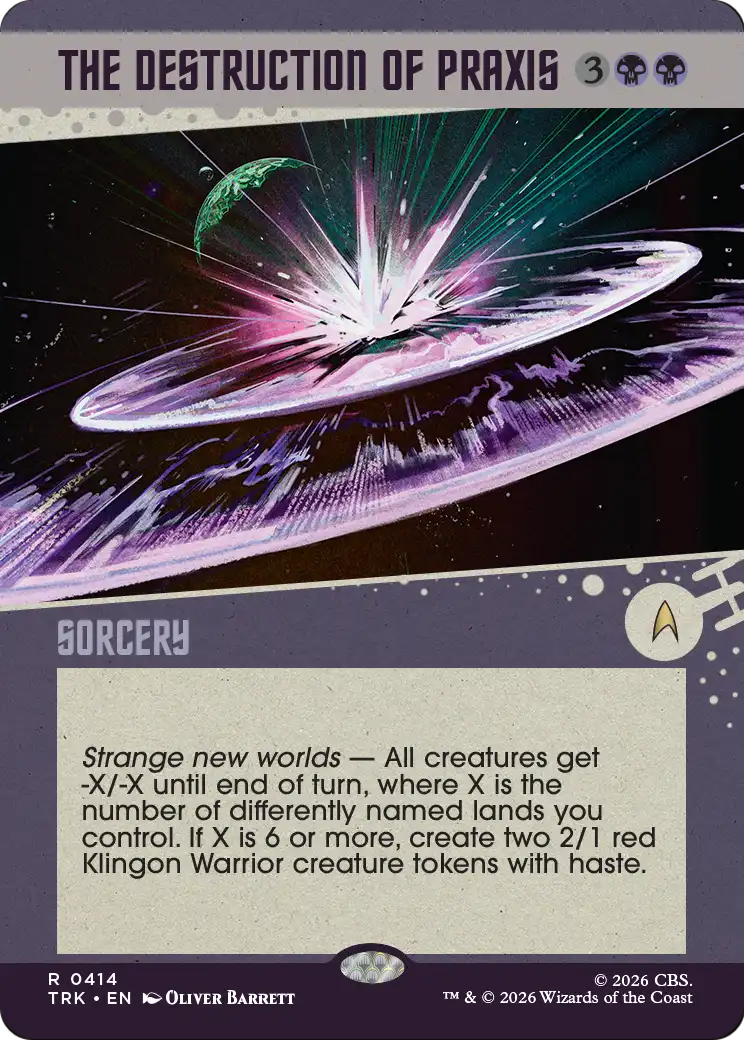 The Destruction of Praxis (Showcase) [Star Trek]