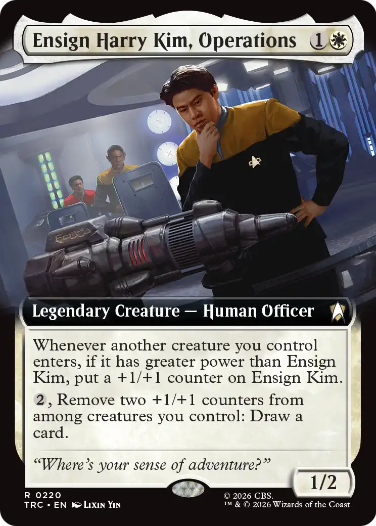 Ensign Harry Kim, Operations (Extended Art) [Star Trek Commander]
