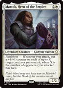 Martok, Hero of the Empire (Surge Foil) [Star Trek Commander]