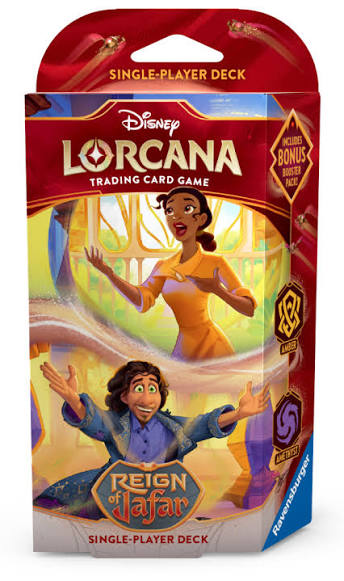 DISNEY LORCANA REIGN OF JAFAR STARTER DECK - BRUNO & TIANA
