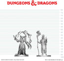 DND UNPAINTED MINIS WV29 HUMAN DRUID & ELF SORCERER