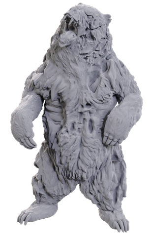 WIZKIDS UNPAINTED MINIS WV24 ZOMBIE GRIZZLY BEAR