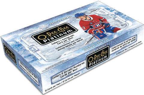 UD O-PEE-CHEE PLATINUM HOCKEY 25/26 (5/20/26) *SEE INSTORE FOR PRICING*