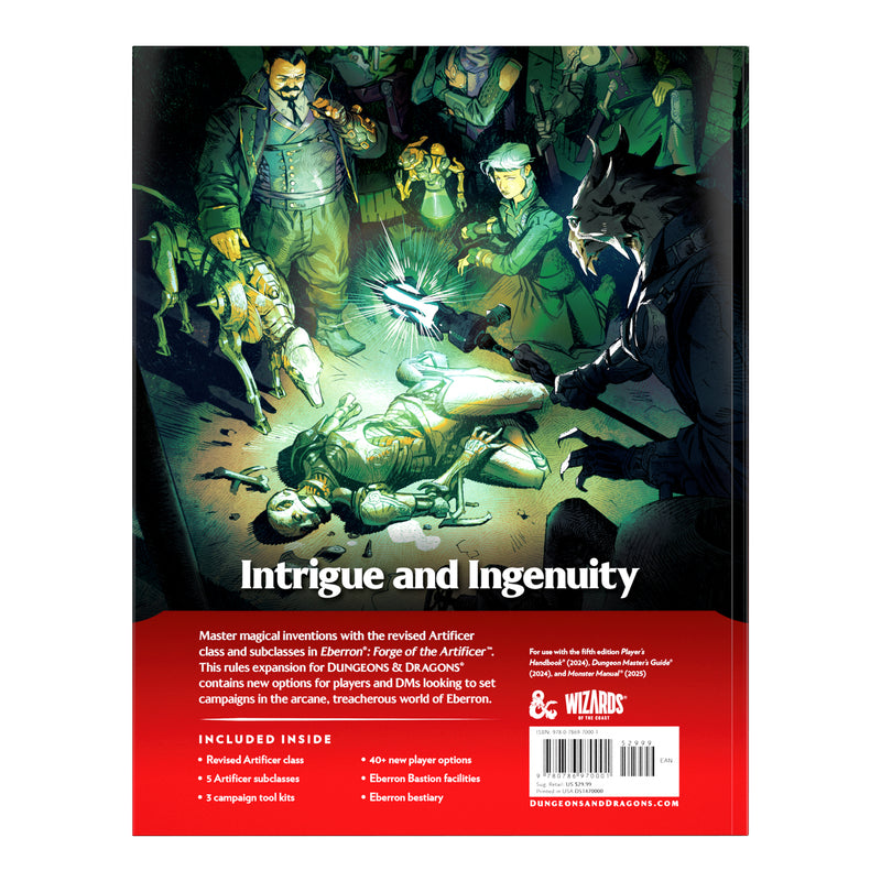DND RPG EBERRON: FORGE OF THE ARTIFICER(11/25/25)
