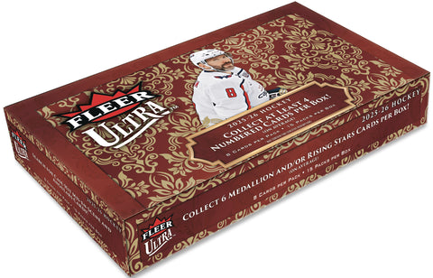 25/26 UD Fleer Ultra Hockey Hobby Box (2/18/26) *See Instore for Pricing*