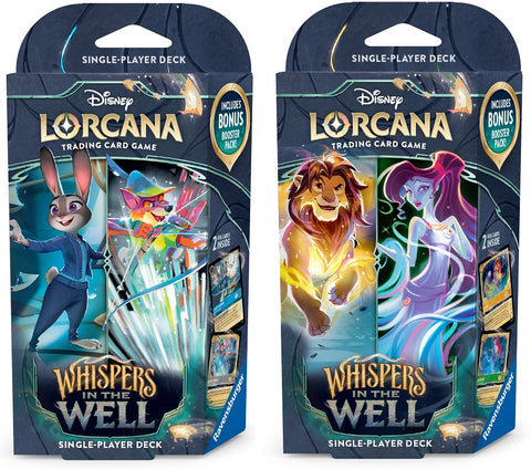 DISNEY LORCANA SET 10 WHISPERS IN THE WELL STARTER DECK SET (11/7/25)