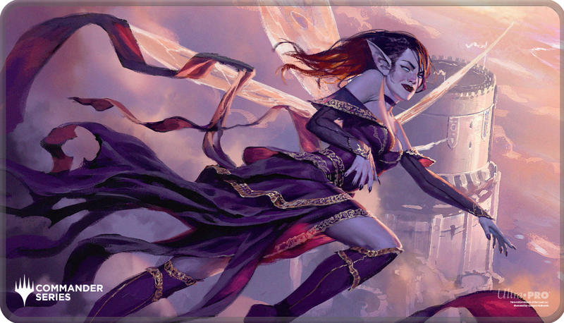 UP Playmat Three Color Shard Alela Stitched