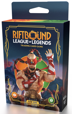 RIFTBOUND LEAGUE OF LEGENDS TCG ORIGINS CHAMPION DECK LEE SIN (10/31/25)