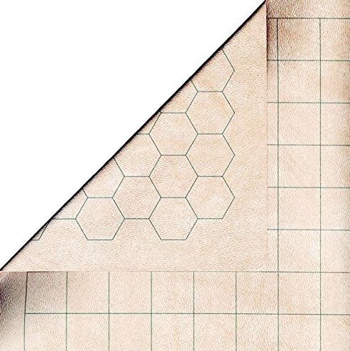 Battlemat 1" Reversible Square/Hex