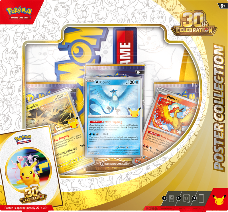 POKEMON 30TH CELEBRATION POSTER COLLECTION
