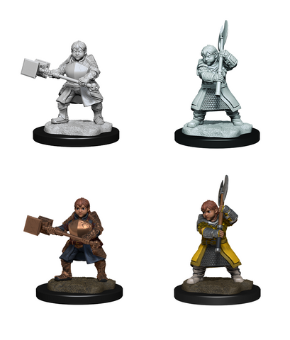 CR UNPAINTED MINIS WV1 DWARF EMPIRE FIGHTER FEMALE