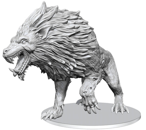 D&D Unpainted Minis Dire Worg