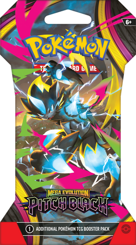 SLEEVED POKEMON ME05 PITCH BLACK PACK (7/17/26