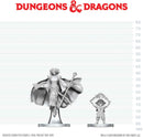 DND UNPAINTED MINIS WV29 GNOME WARLOCK & AASIMAR WIZARD