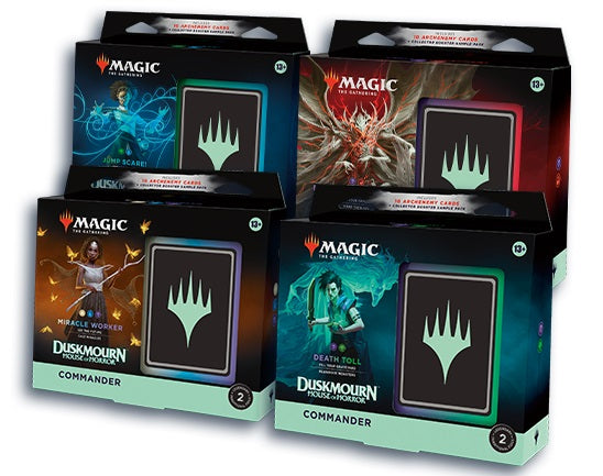 MTG DUSKMOURN COMMANDER DECKS - SET OF 4