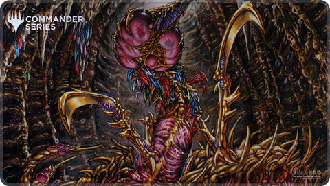 UP PLAYMAT MTG COMMANDER SERIES FAN VOTE 1 SILVER QUEEN HOLOFOIL (End of Summer) *