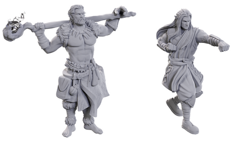 D&D UNPAINTED MINIS WV24 ARCHDRUID & MARTIAL ARTS ADEPT
