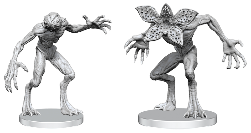 STRANGER THINGS UNPAINTED MINIS DEMOGORGONS