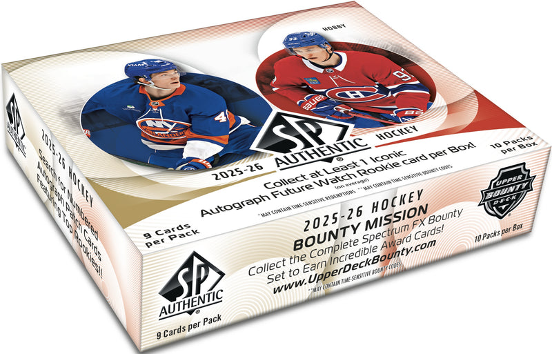 UD SP AUTHENTIC HOCKEY 25/26 (6/24/26) *SEE INSTORE FOR PRICING*