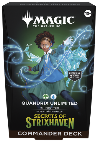 MTG SECRETS OF STRIXHAVEN COMMANDER: QUANDRIX UNLIMITED (4/16/26)