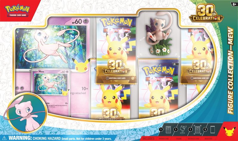 POKEMON 30TH CELEBRATION MEW/ MEWTWO FIGURE COLLECTION