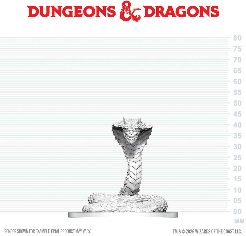 DND UNPAINTED MINIS WV29 GUARDIAN NAGA