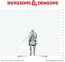 DND UNPAINTED MINIS WV29 NIMBLEWRIGHT STEED WITH RIDER