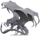DND UNPAINTED MINIS ADULT BLACK DRAGON