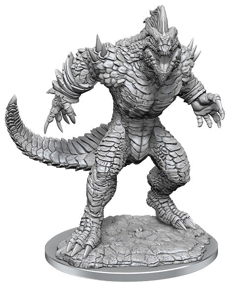 D&D Unpainted Minis WV21 Lizardfolk Render